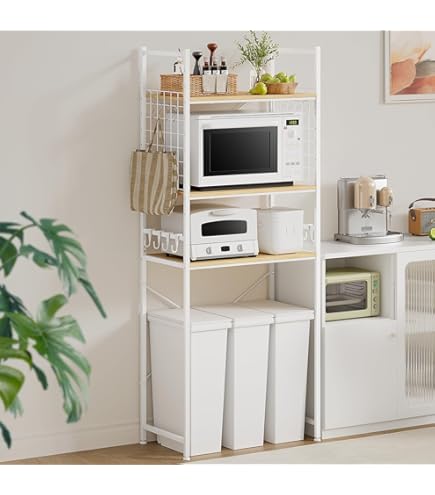 Amazon｜エムケー精工(MK精工) レンジ台 キャビー(幅57) ホワイト CBU